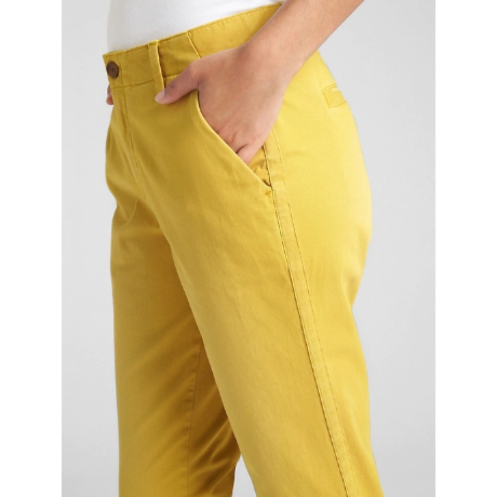 GAP Girlfriend Twill Stripe Khakis - Picture 3 of 3